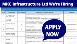 Exciting Career Opportunities with MKC Infrastructure