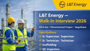 L&T Energy Hydrocarbon Walk-In Interview 2026